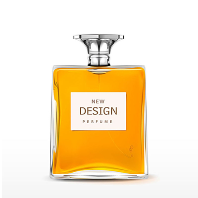 Etiquetas de frascos de perfume transparentes adesivos de folha de ouro com estampagem a quente