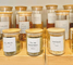 Etiquetas de frascos de especiarias pré-impressos rótulos de frascos de tempero de vidro