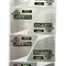 Adesivo de etiqueta de PVC de poliéster prata fosco metálico para eletrônicos