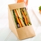 Saco de sanduíche triangular biodegradável para embalagens de alimentos descartáveis