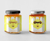 Etiqueta de frasco de mel personalizado à prova de violação para embalagem de alimentos