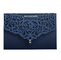 Envelopes de cartão de presente de convite de casamento azul personalizado para cartões 5x7