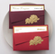 Envelopes de cartão de presente de casamento vermelho de luxo 5x7 4x6 com convites dobráveis