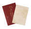 Envelopes de cartão de presente de casamento vermelho de luxo 5x7 4x6 com convites dobráveis