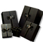 Caixa de embalagem de presente de papelão preto perolado Gelebor para vestuário