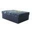 Caixa de presente de papelão ondulado de design de luxo azul caixa de embalagem de vestuário