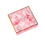 Caixa de embalagem de presente de papelão rosa com fechamento magnético para embalagem de roupas design de garra