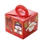 Caixa de presente de Natal Odm Maçã Caixa de doces de Papai Noel 1000gsm