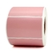 Rolo de impressora térmica rosa etiqueta de papel logística transporte etiqueta de impressão