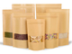 Bolsas de papel kraft resseláveis ​​para embalagem de alimentos
