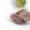 Saco de alimentos transparente resselável embalagem com zíper