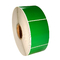 Transporte de papel da etiqueta térmica verde da qualidade de três provas Degradable
